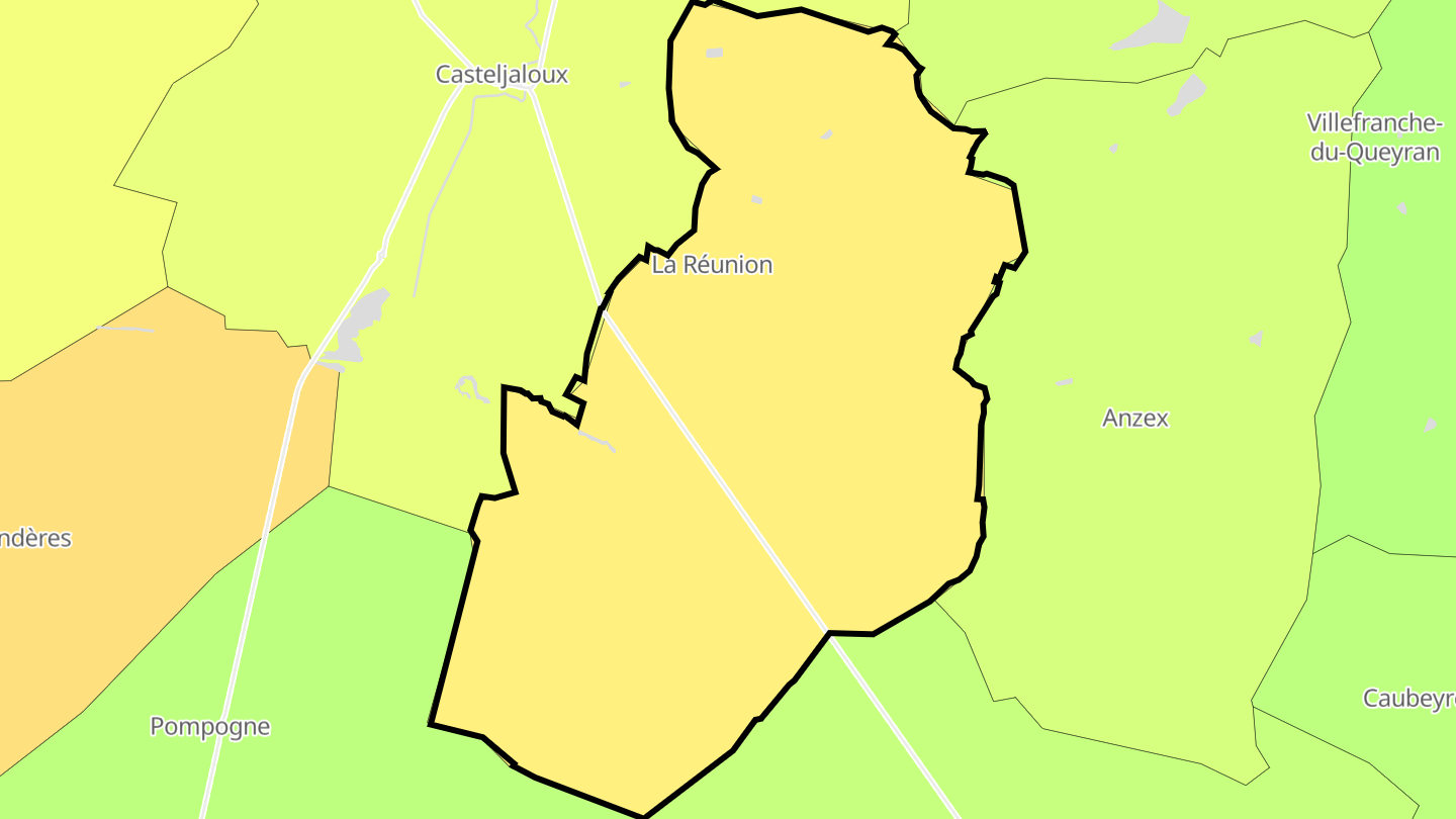 Carte des prix de l'immobilier La Réunion