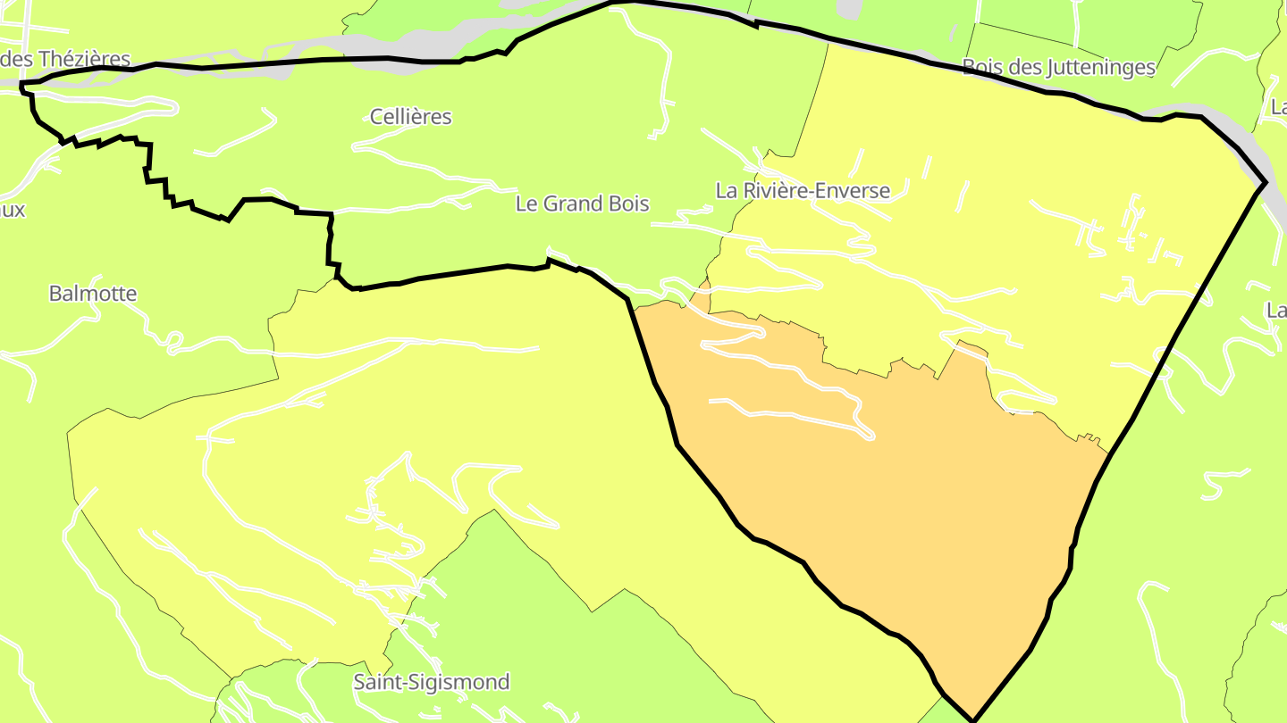 Carte des prix de l'immobilier La Rivière-Enverse