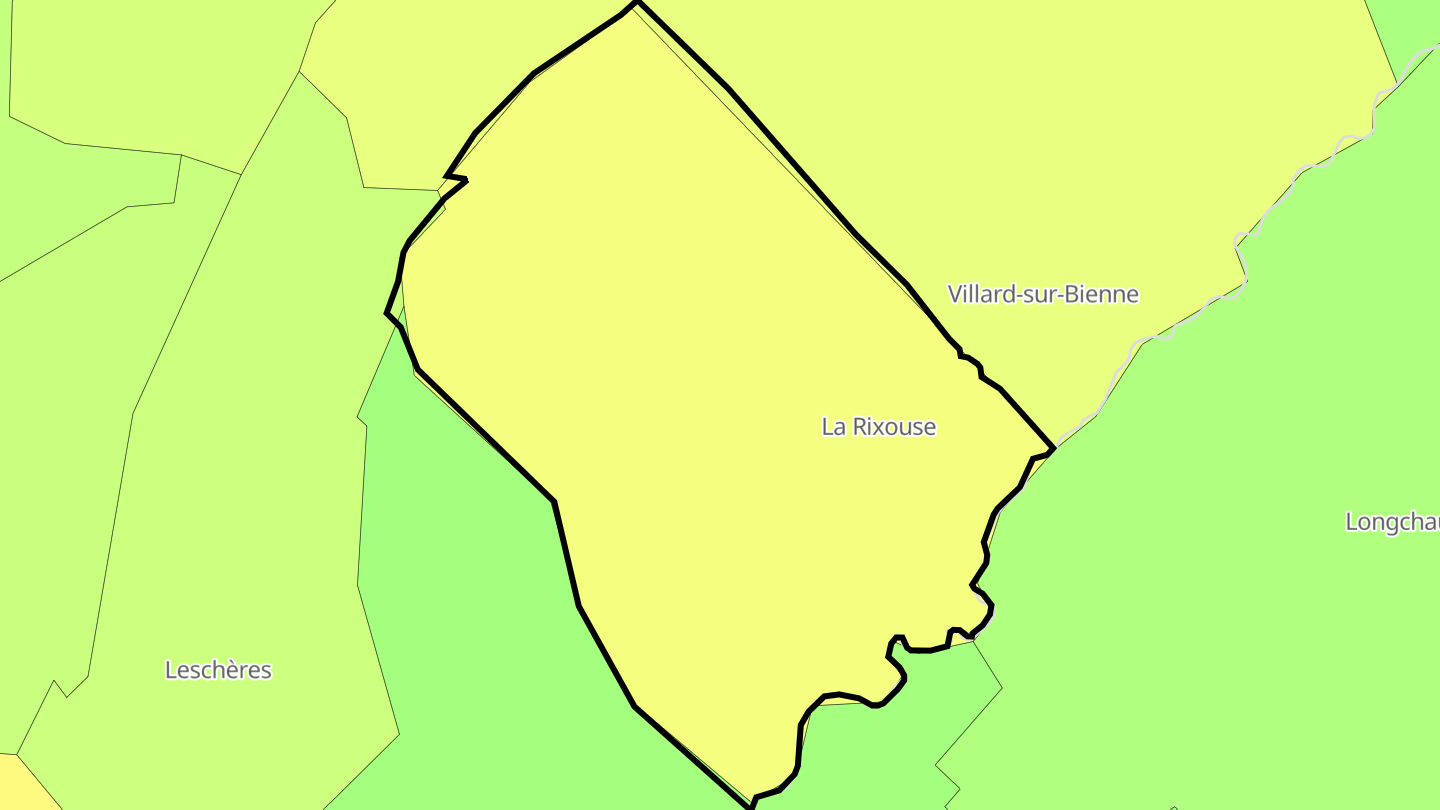 Carte des prix de l'immobilier La Rixouse