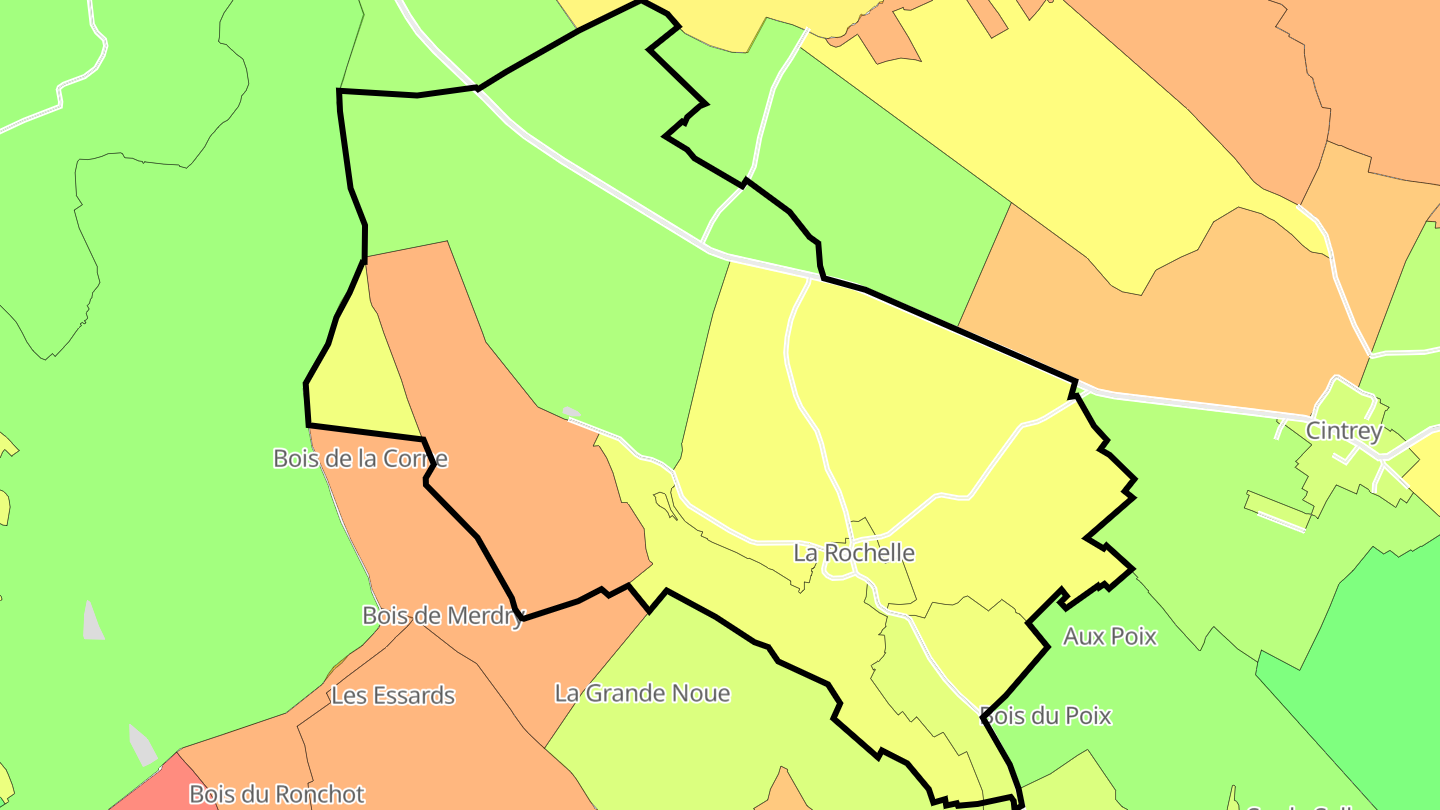 Carte des prix de l'immobilier La Rochelle