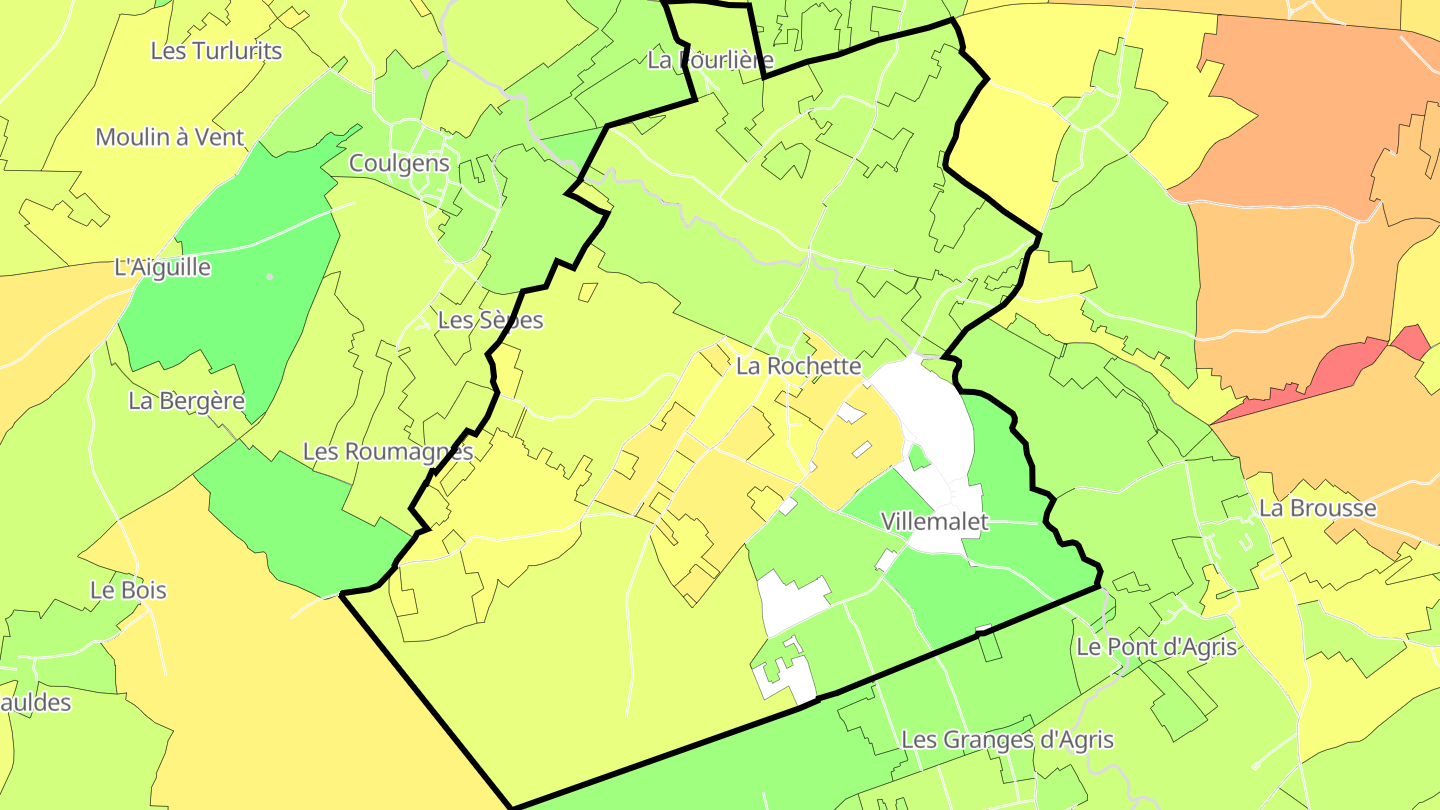 Carte des prix de l'immobilier La Rochette
