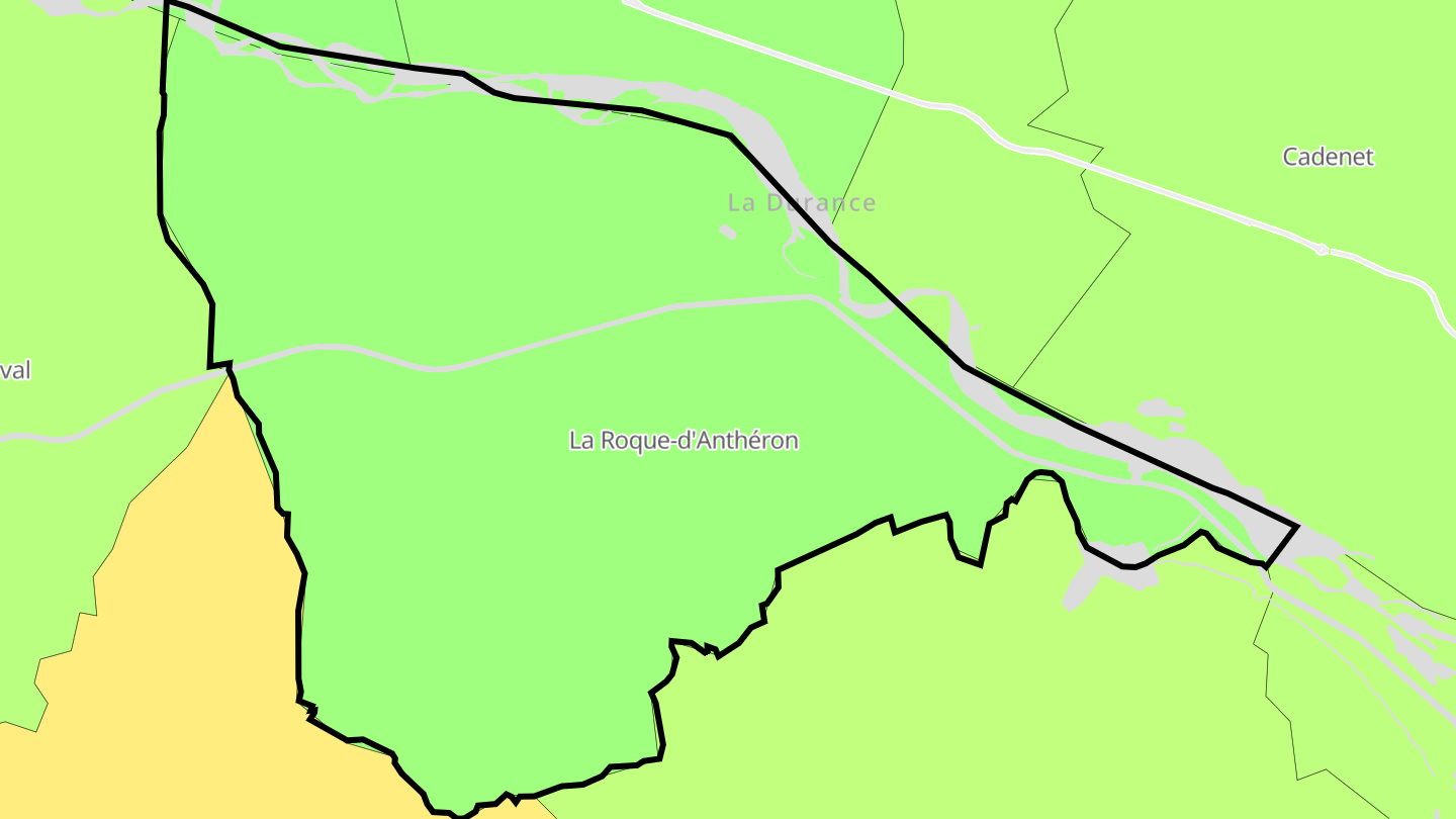 Carte des prix de l'immobilier La Roque-d'Anthéron