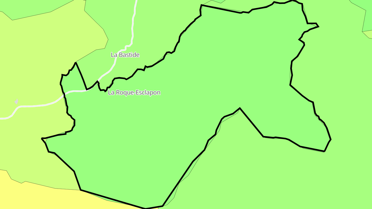 Carte des prix de l'immobilier La Roque-Esclapon