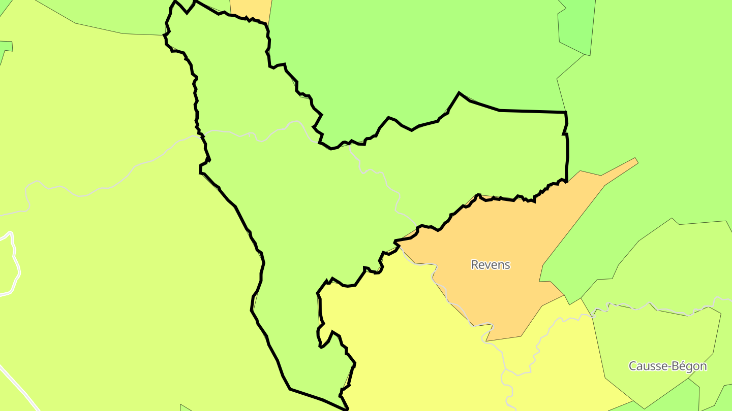 Carte des prix de l'immobilier La Roque-Sainte-Marguerite