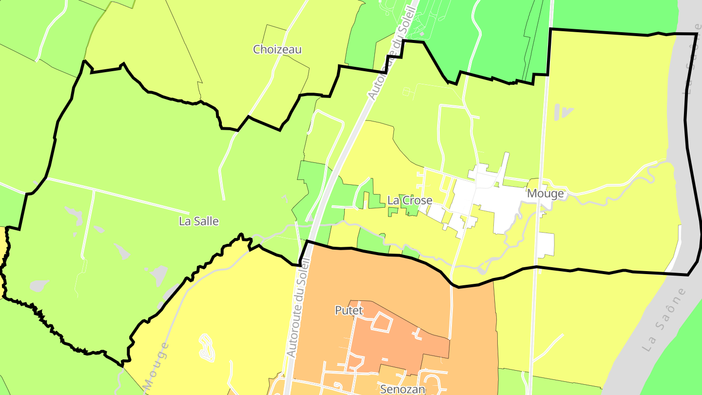 Carte des prix de l'immobilier La Salle