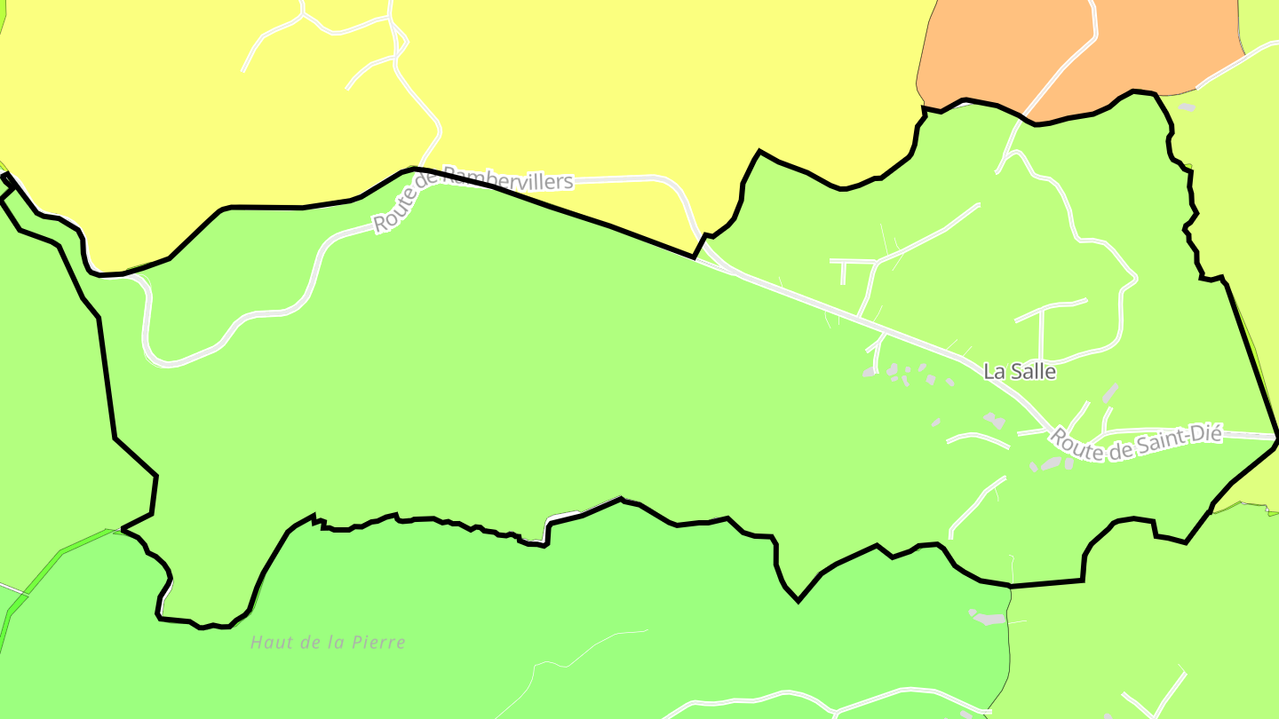Carte des prix de l'immobilier La Salle