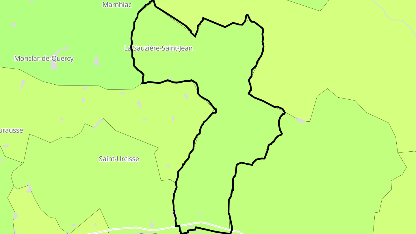 Carte des prix de l'immobilier La Sauzière-Saint-Jean