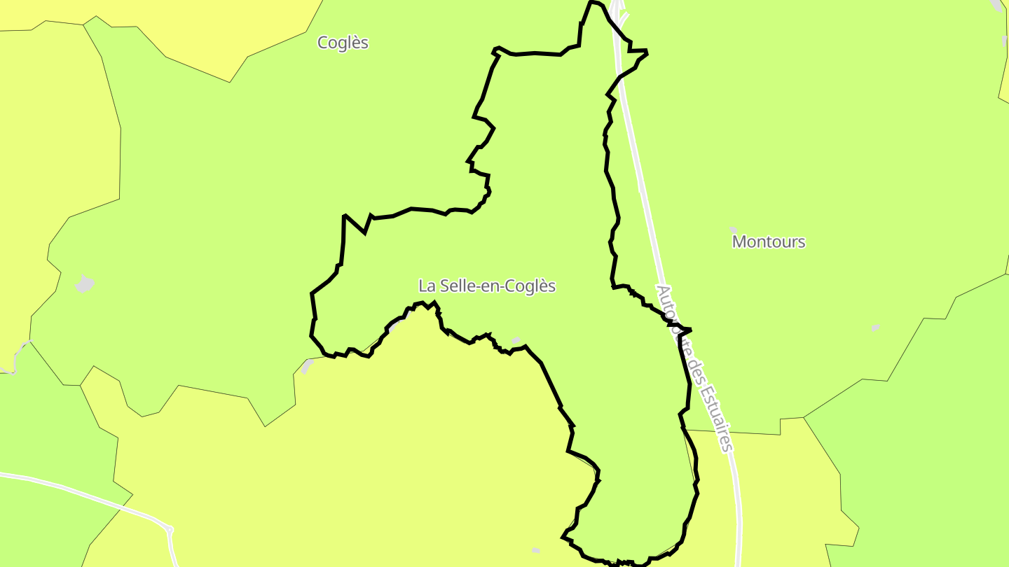 Carte des prix de l'immobilier La Selle-en-Coglès