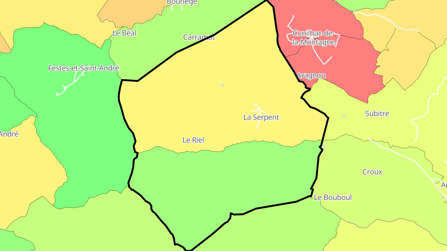 Carte des prix de l'immobilier La Serpent