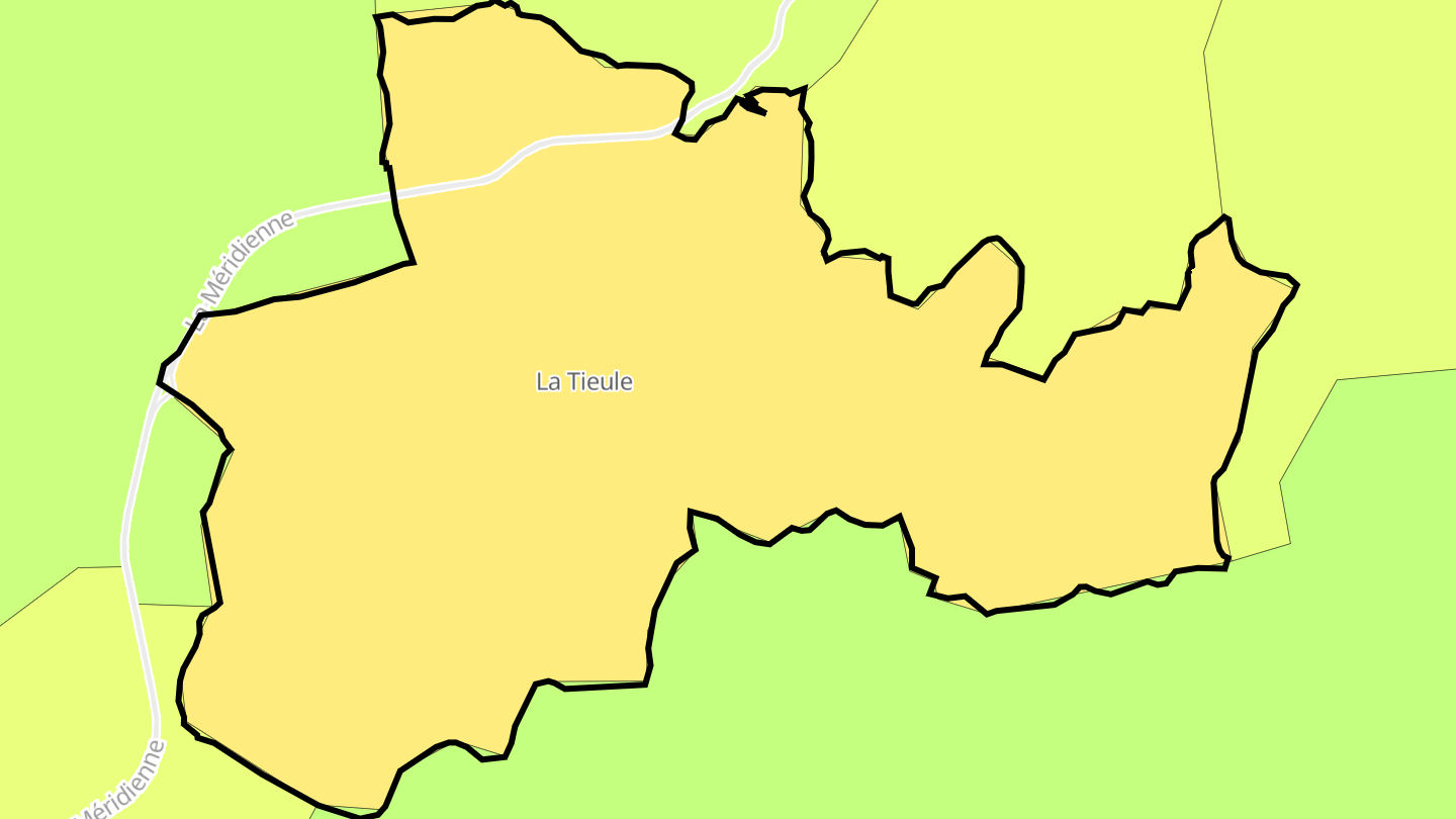 Carte des prix de l'immobilier La Tieule