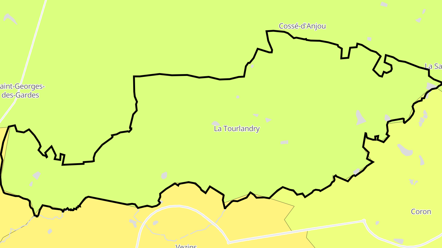 Carte des prix de l'immobilier La Tourlandry