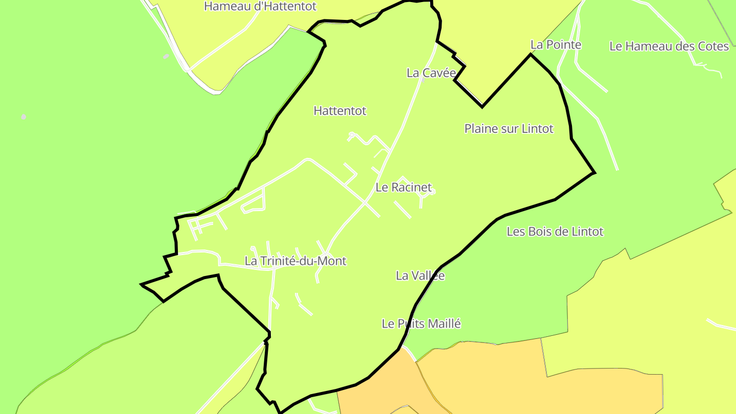 Carte des prix de l'immobilier La Trinité-du-Mont