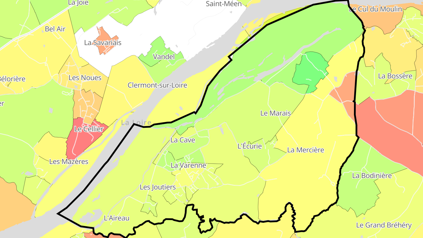 Carte des prix de l'immobilier La Varenne