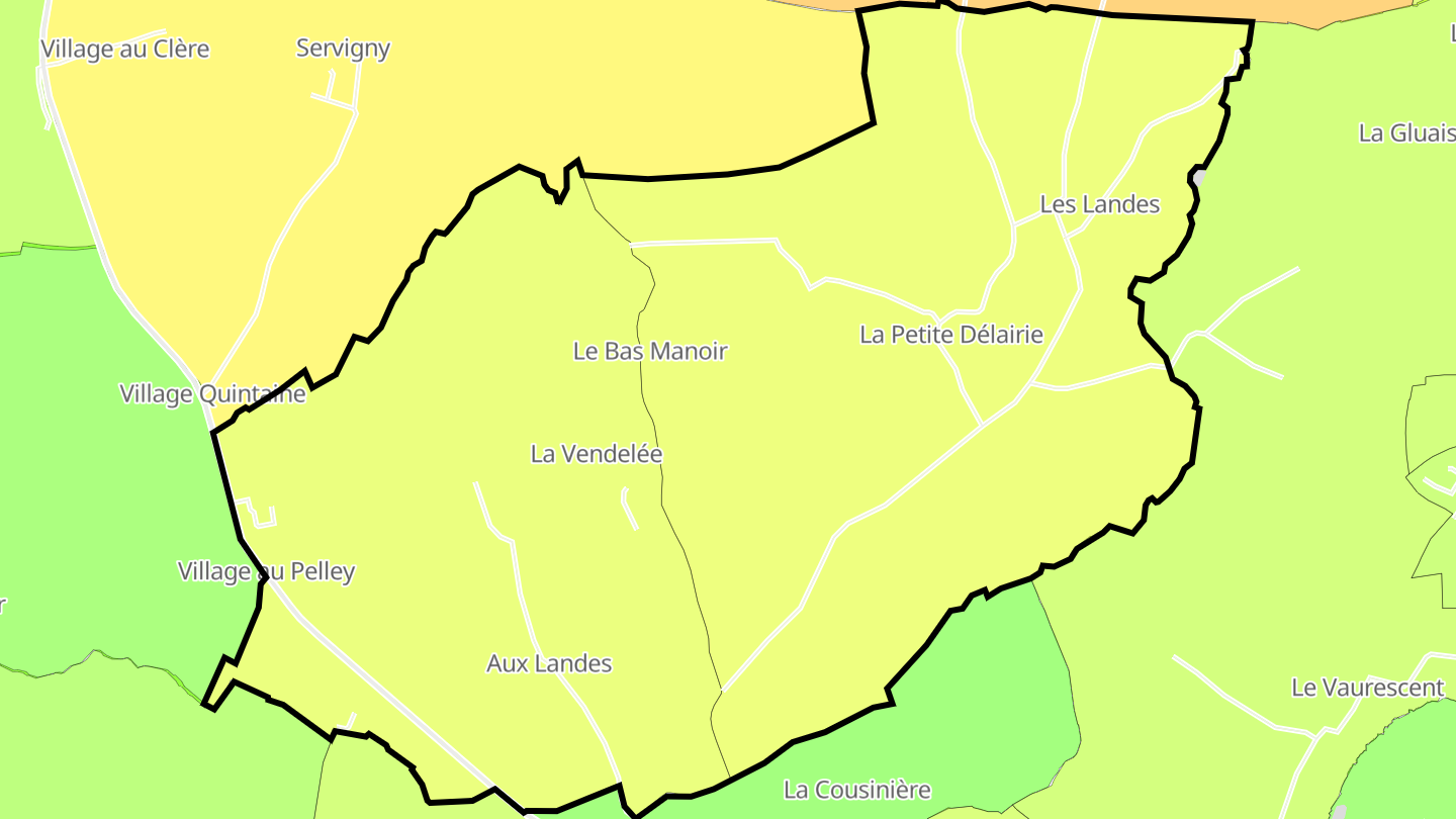 Carte des prix de l'immobilier La Vendelée