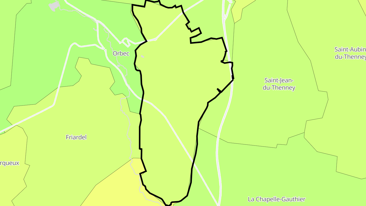 Carte des prix de l'immobilier La Vespière