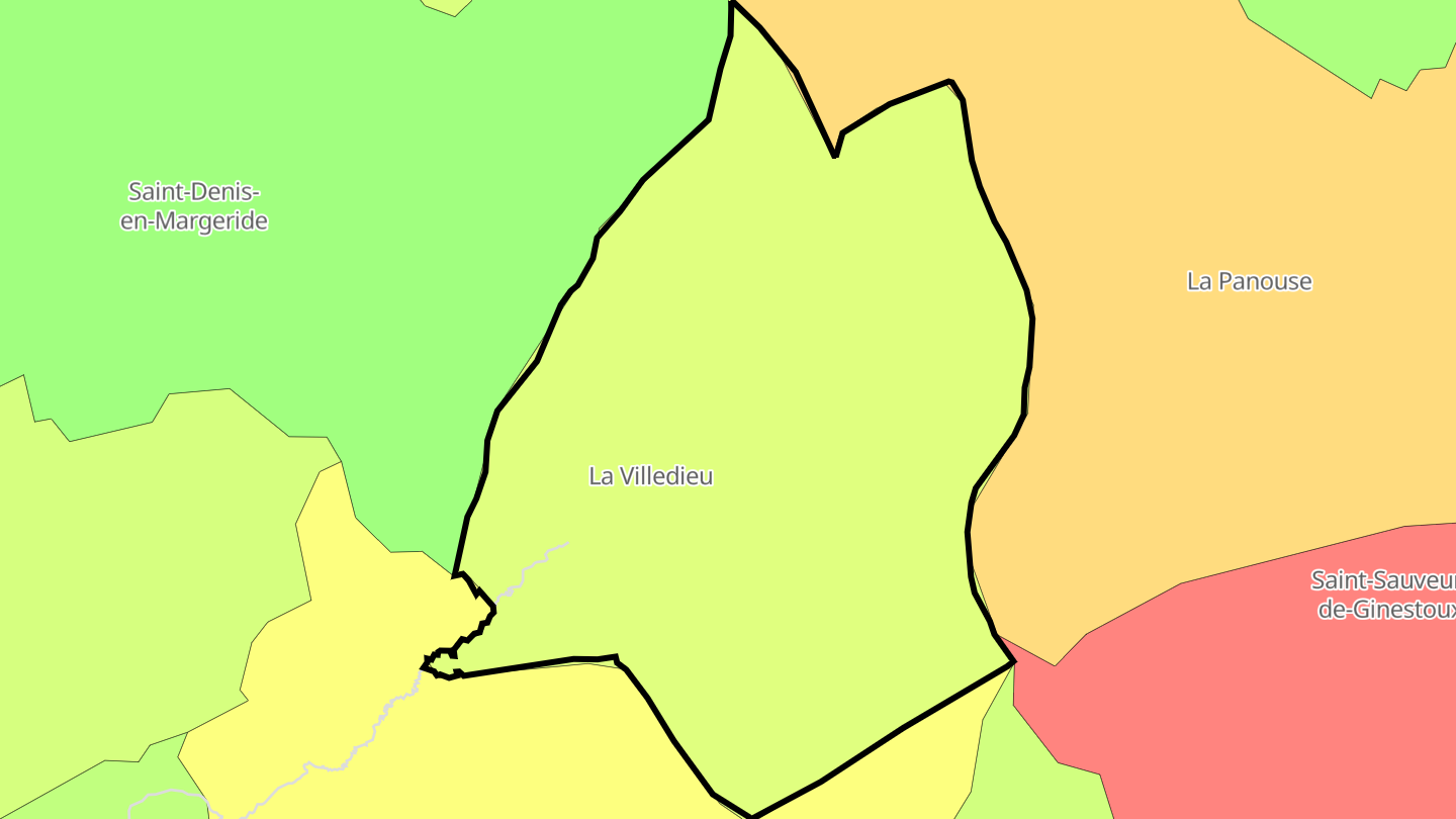 Carte des prix de l'immobilier La Villedieu