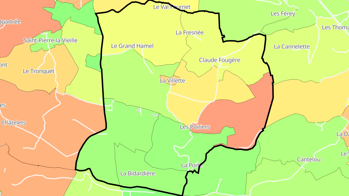 Carte des prix de l'immobilier La Villette