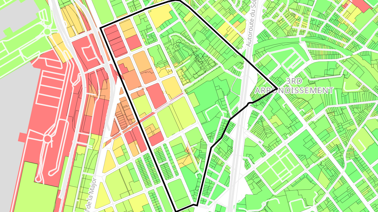 Carte des prix de l'immobilier La Villette