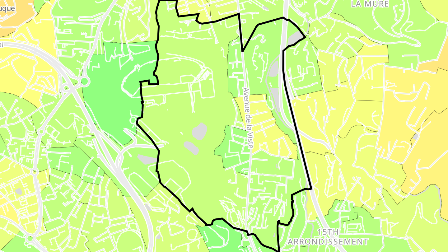 Carte des prix de l'immobilier La Viste