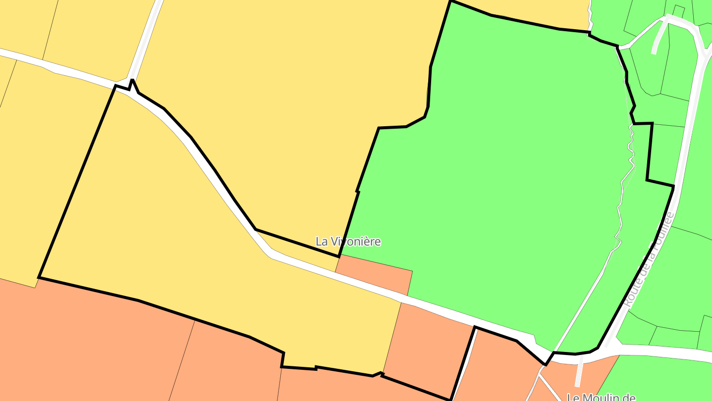 Carte des prix de l'immobilier La Vivonière