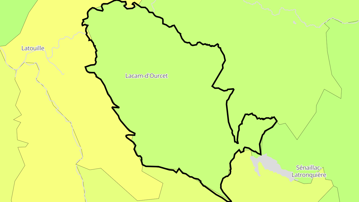 Carte des prix de l'immobilier Lacam-d'Ourcet