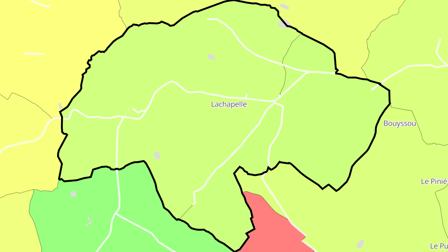 Carte des prix de l'immobilier Lachapelle