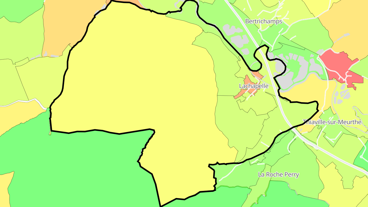 Carte des prix de l'immobilier Lachapelle