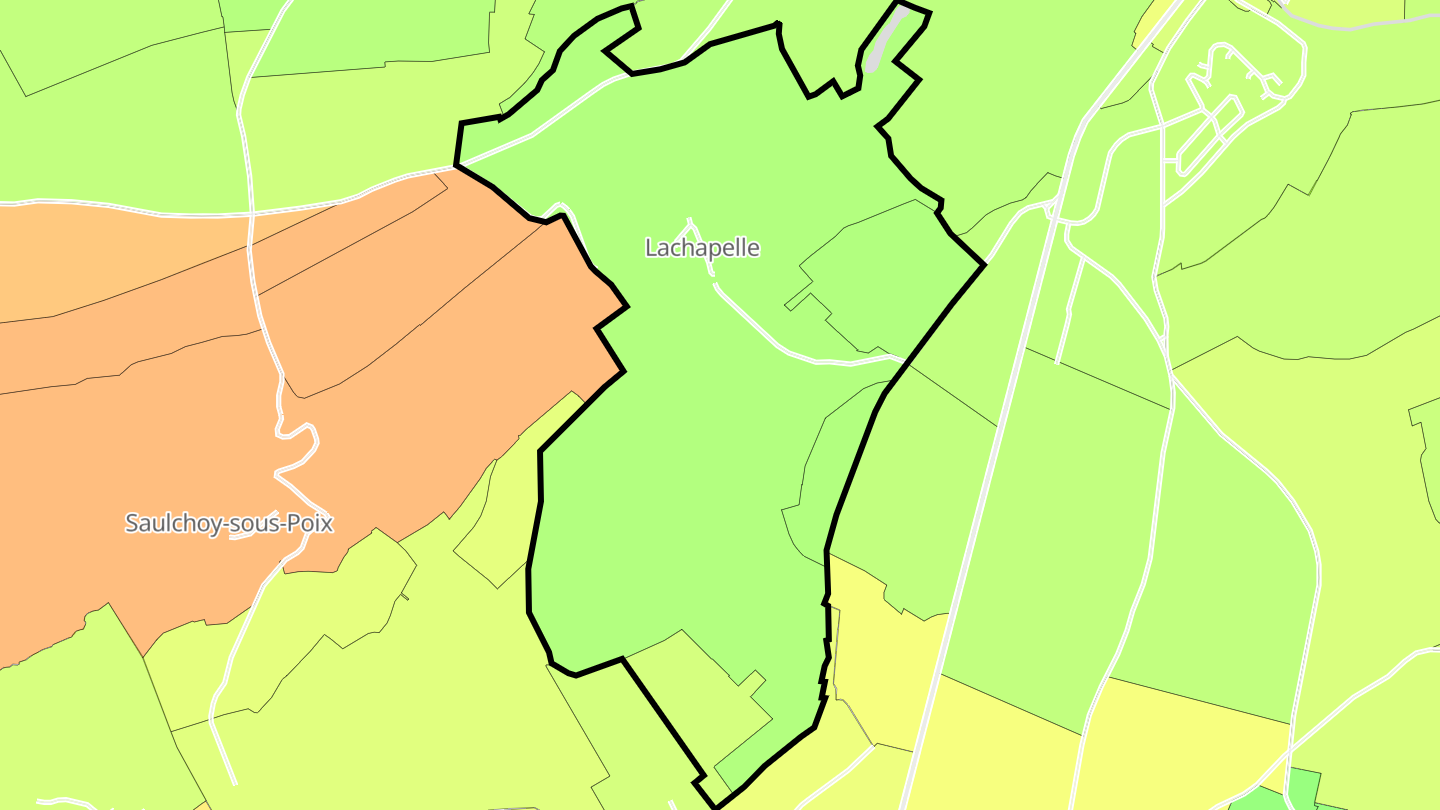 Carte des prix de l'immobilier Lachapelle