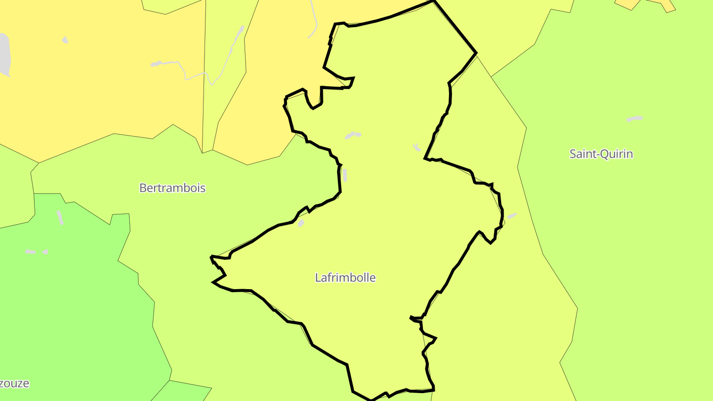 Carte des prix de l'immobilier Lafrimbolle