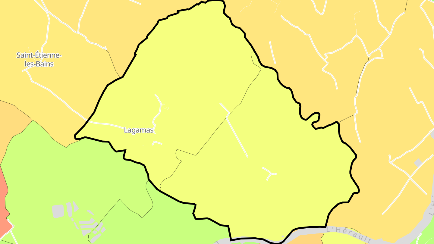 Carte des prix de l'immobilier Lagamas