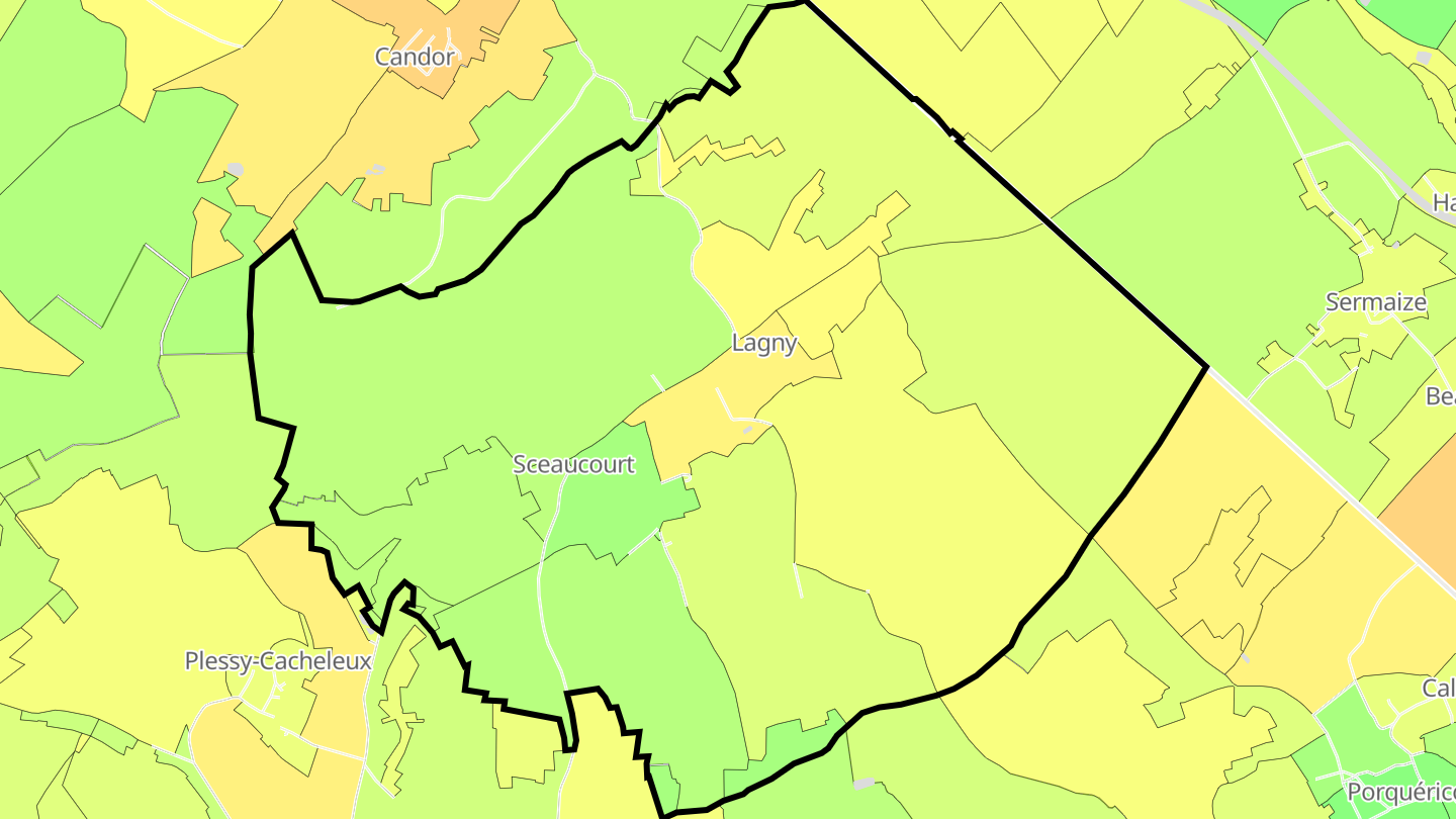 Carte des prix de l'immobilier Lagny