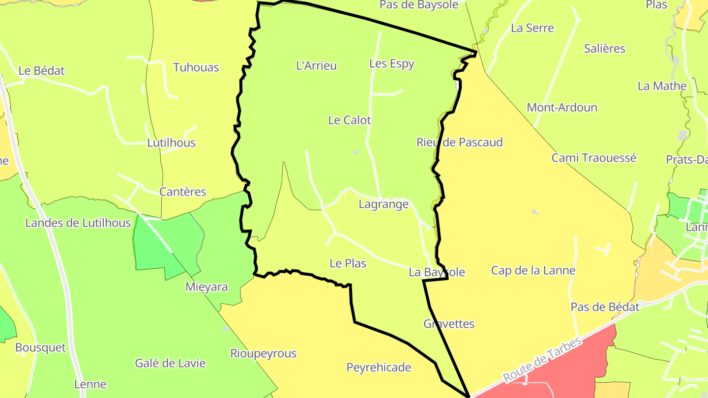 Carte des prix de l'immobilier Lagrange