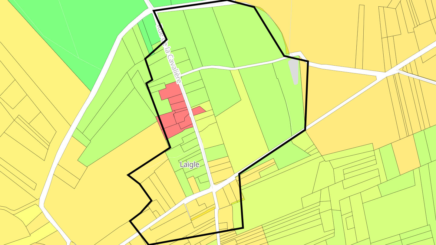 Carte des prix de l'immobilier Laigle