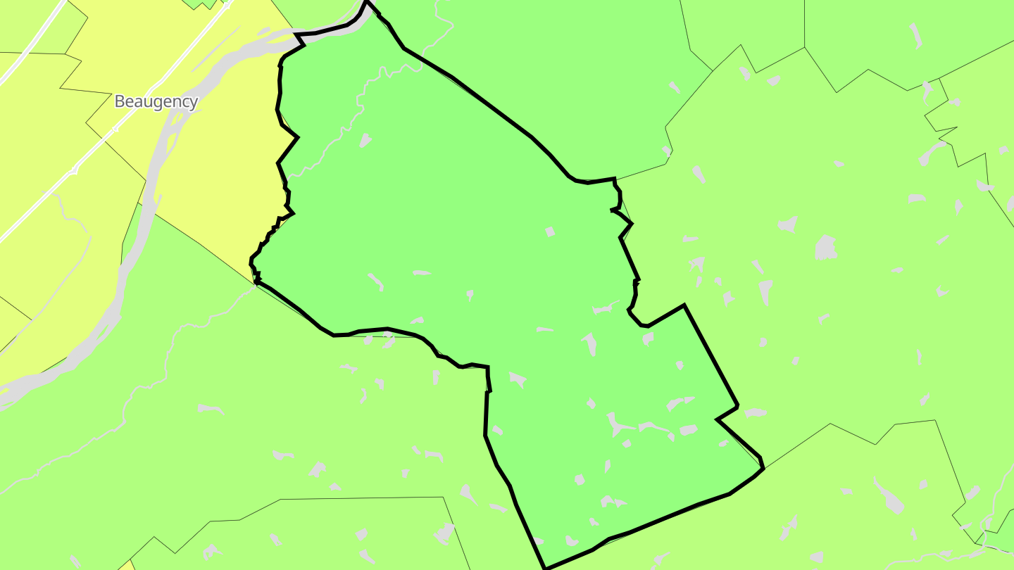Carte des prix de l'immobilier Lailly-en-Val