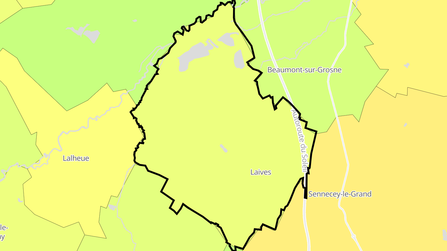 Carte des prix de l'immobilier Laives