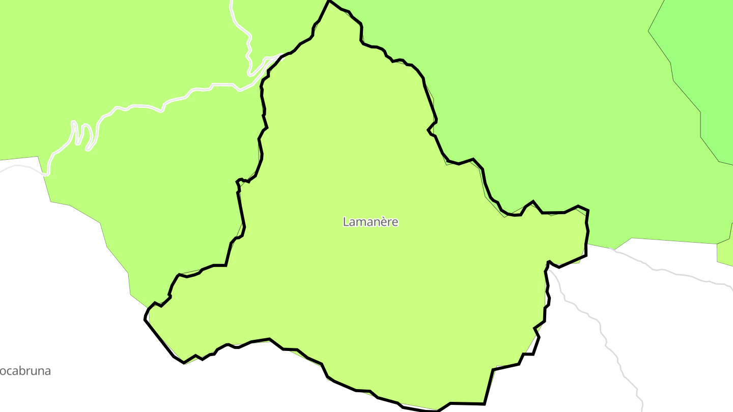 Carte des prix de l'immobilier Lamanère