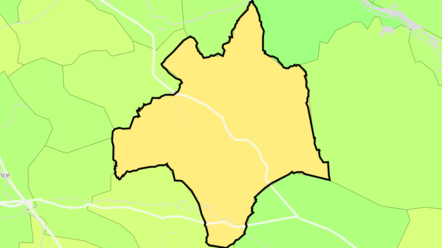 Carte des prix de l'immobilier Lambesc