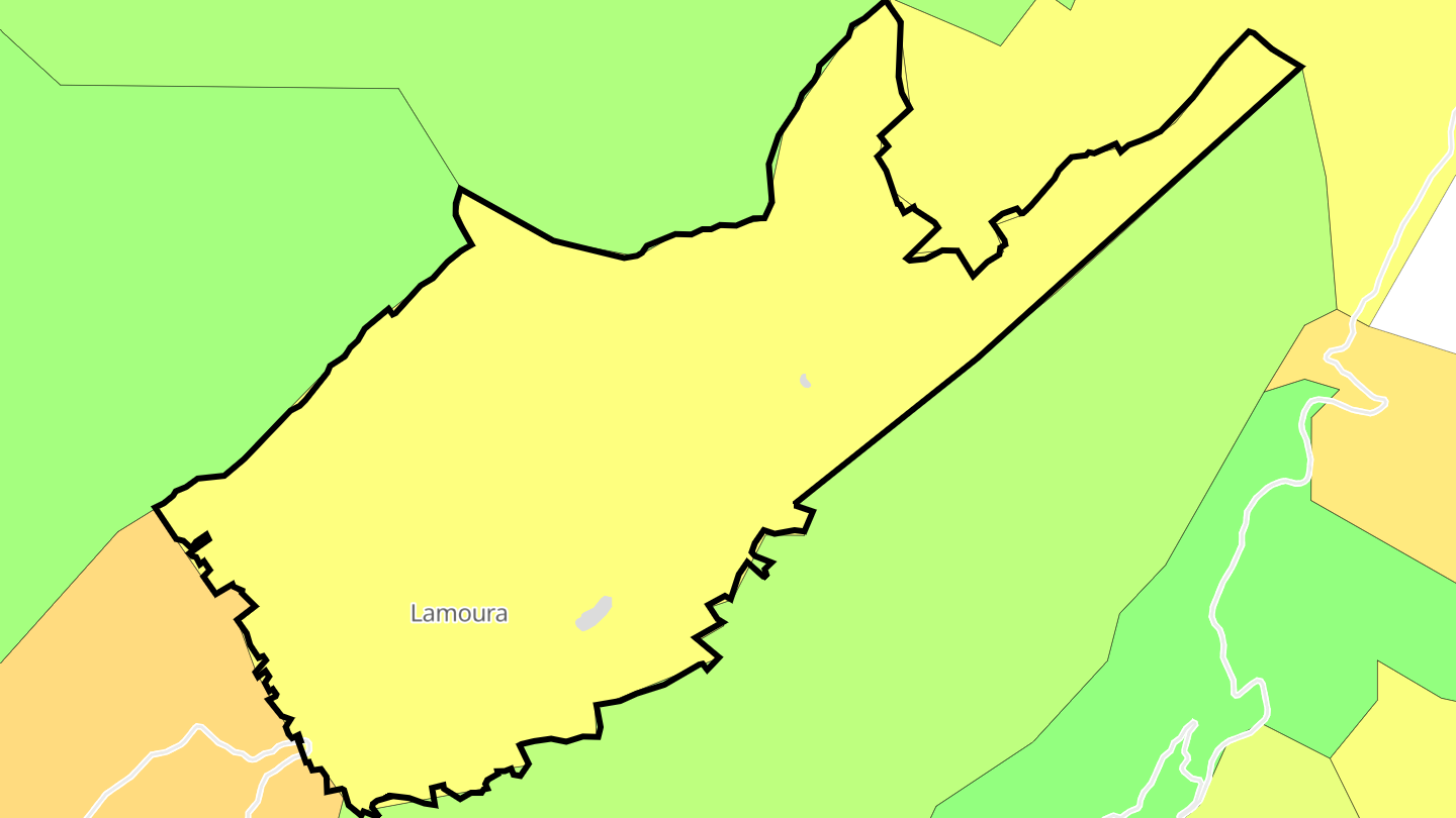 Carte des prix de l'immobilier Lamoura