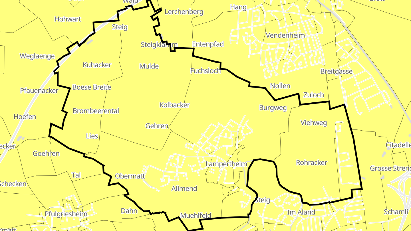 Carte des prix de l'immobilier Lampertheim