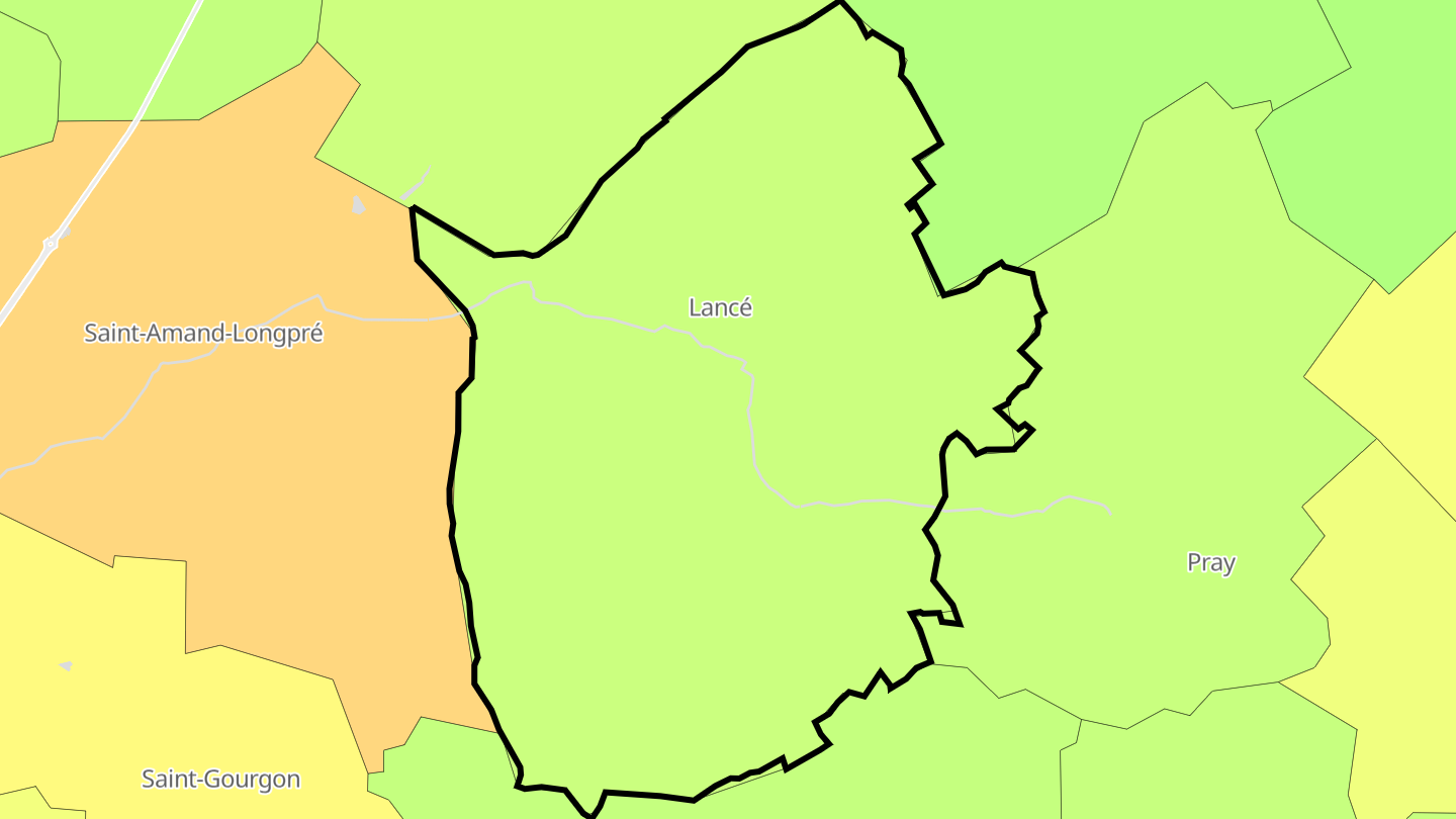 Carte des prix de l'immobilier Lancé
