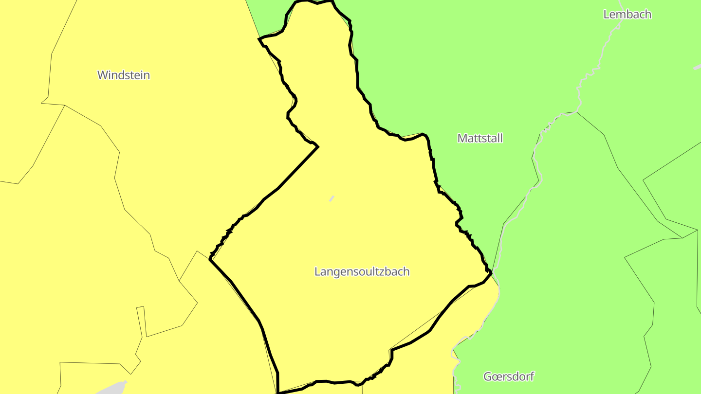 Carte des prix de l'immobilier Langensoultzbach
