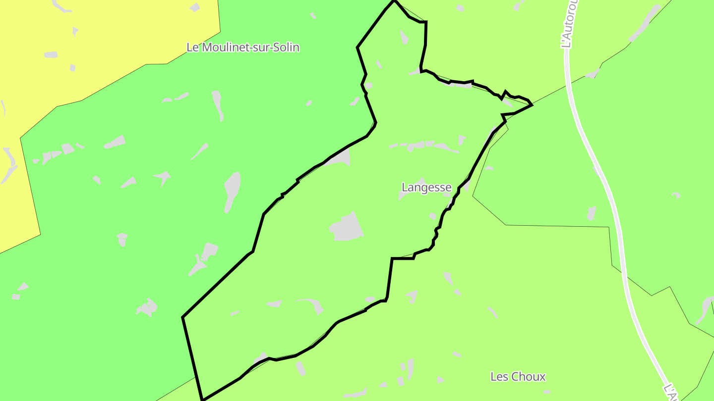 Carte des prix de l'immobilier Langesse