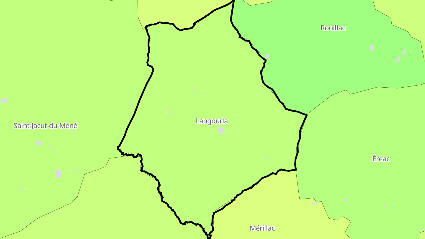 Carte des prix de l'immobilier Langourla