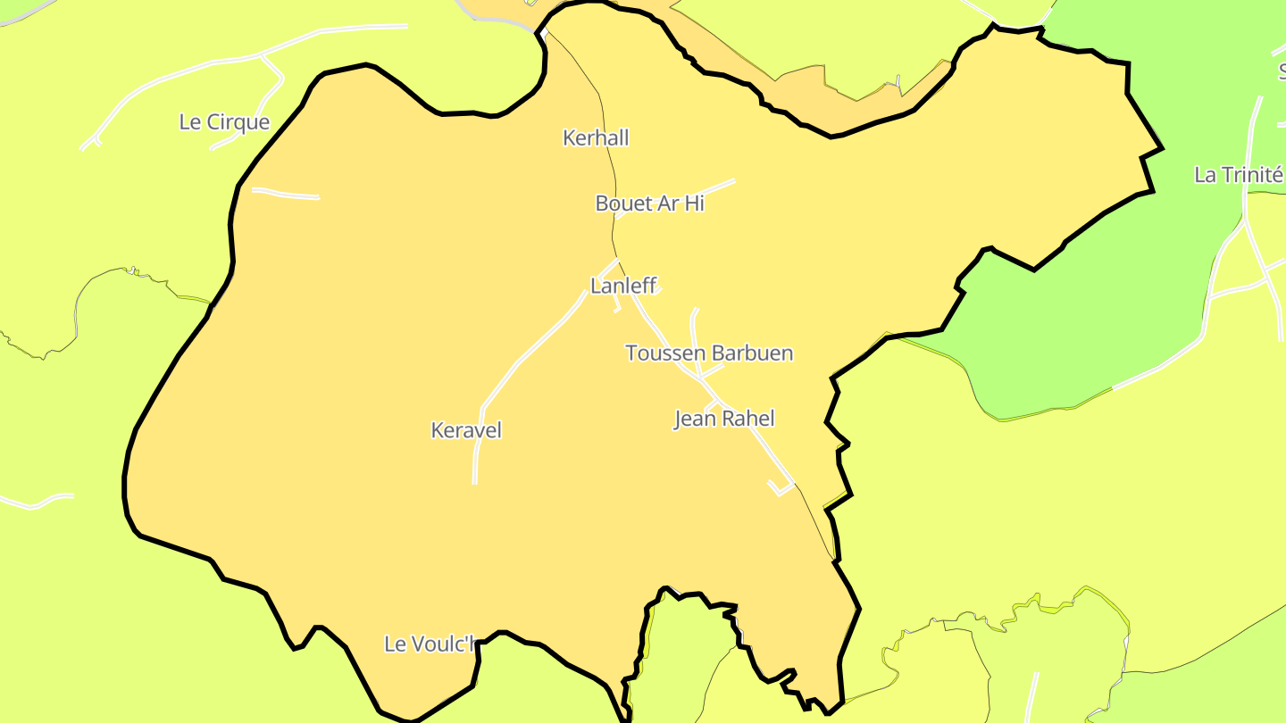 Carte des prix de l'immobilier Lanleff