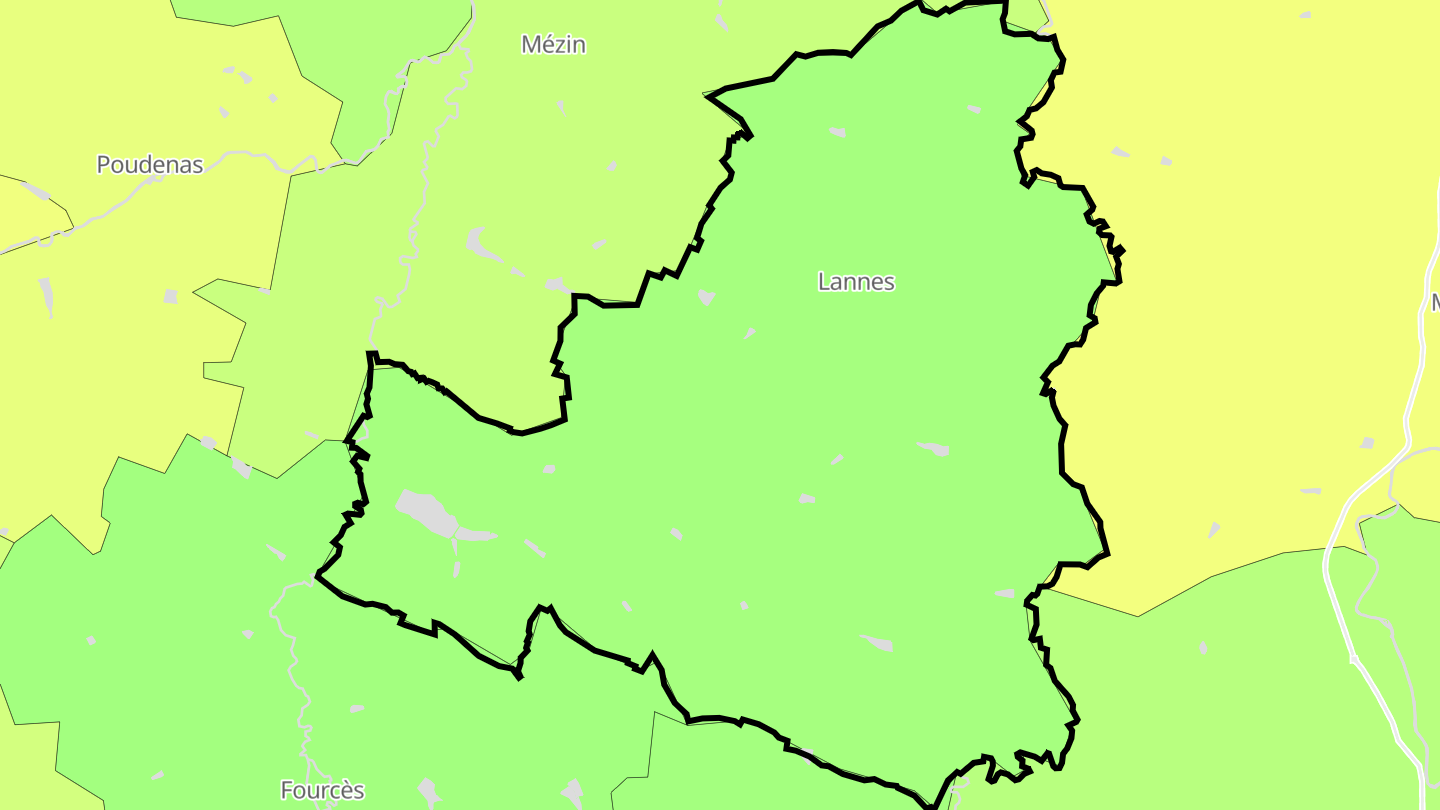 Carte des prix de l'immobilier Lannes
