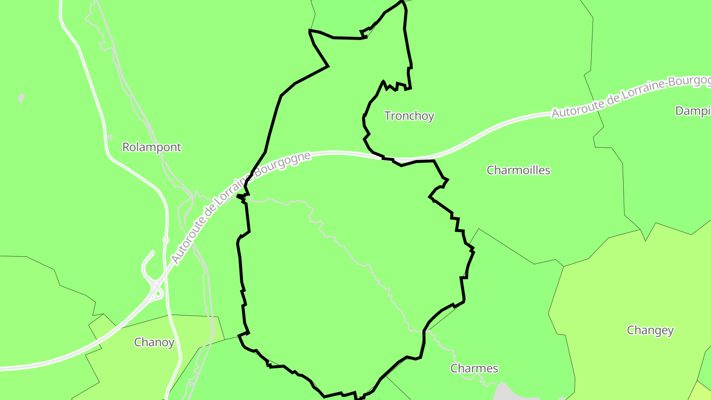 Carte des prix de l'immobilier Lannes