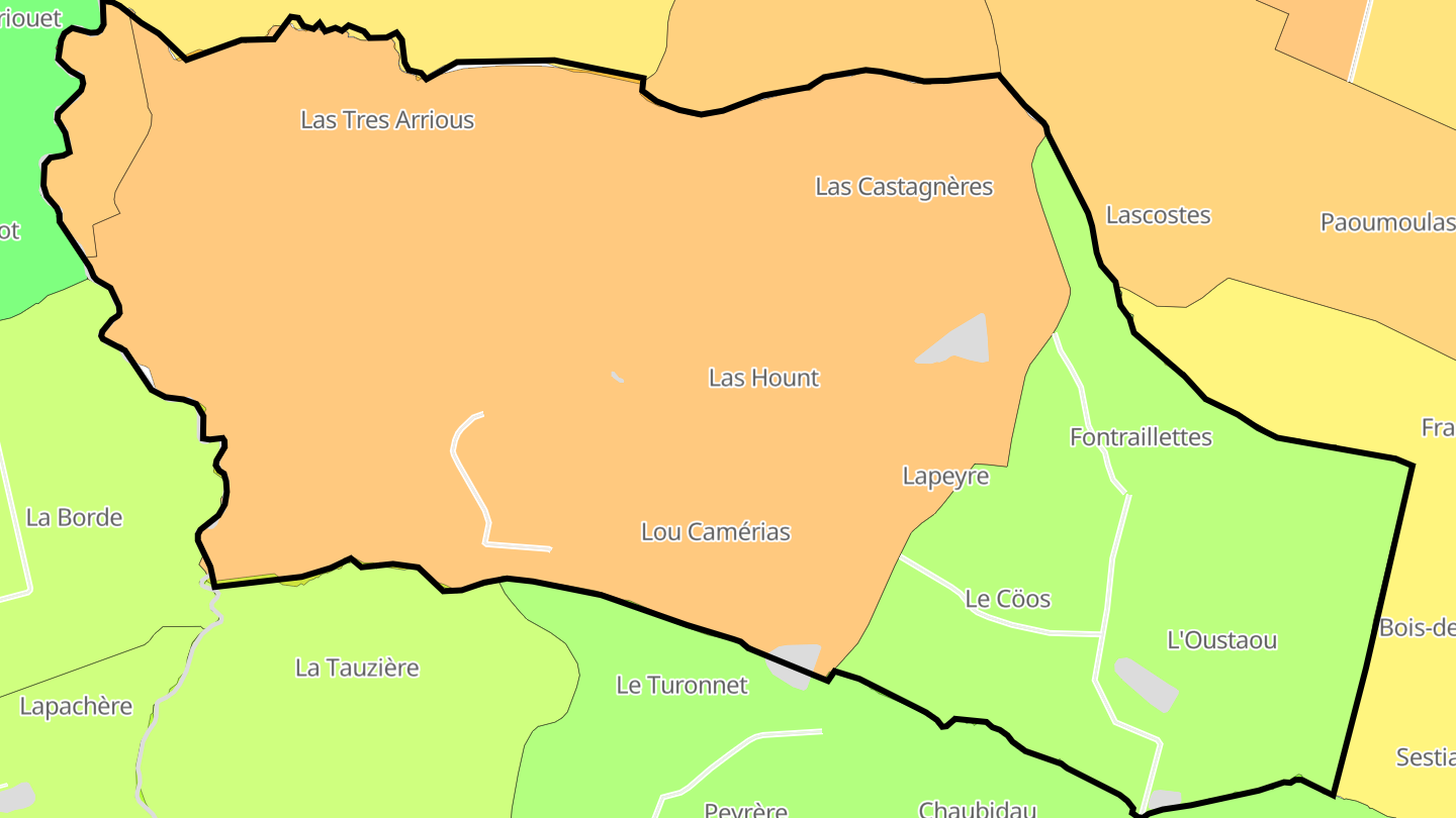 Carte des prix de l'immobilier Lapeyre