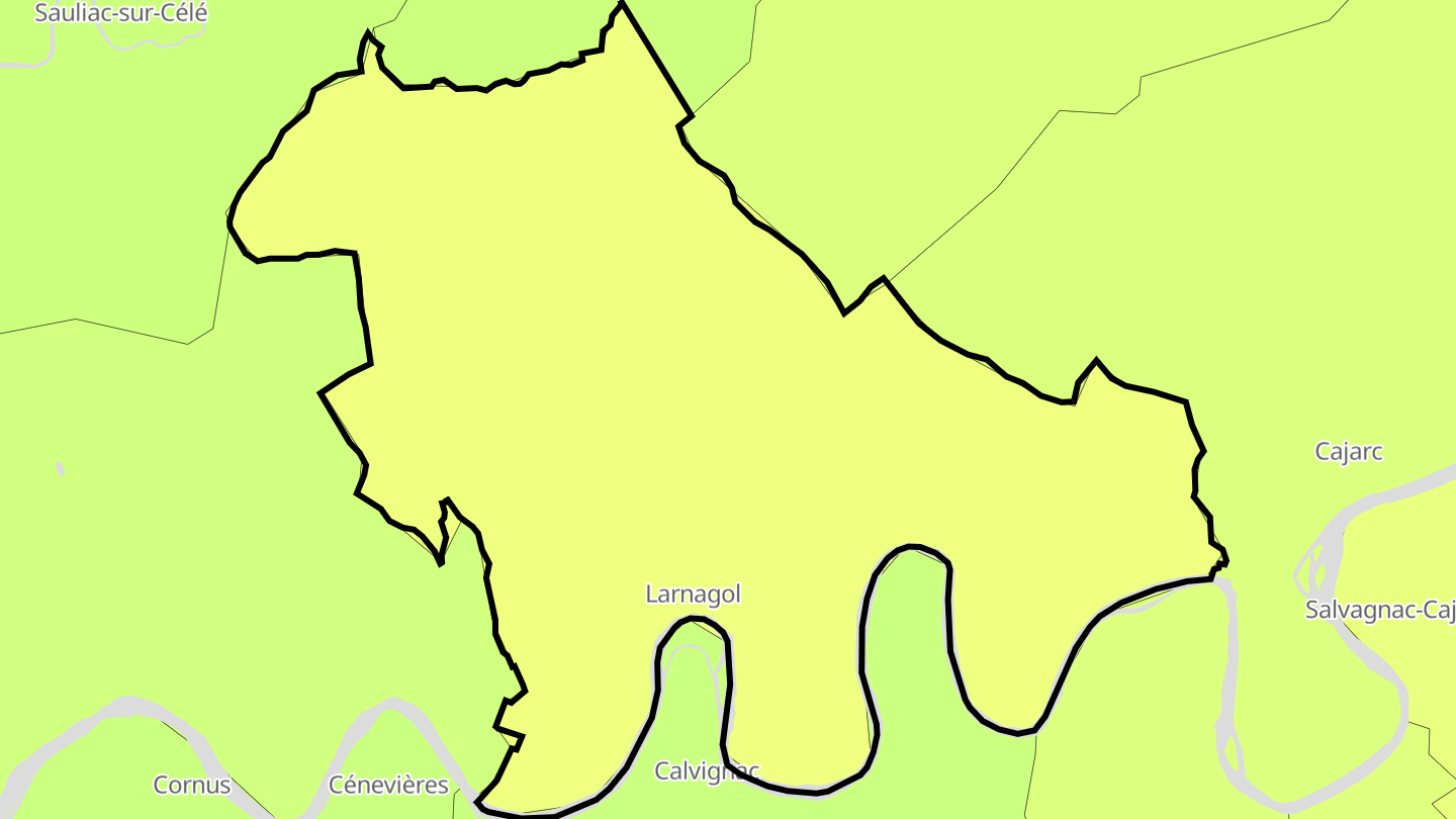 Carte des prix de l'immobilier Larnagol