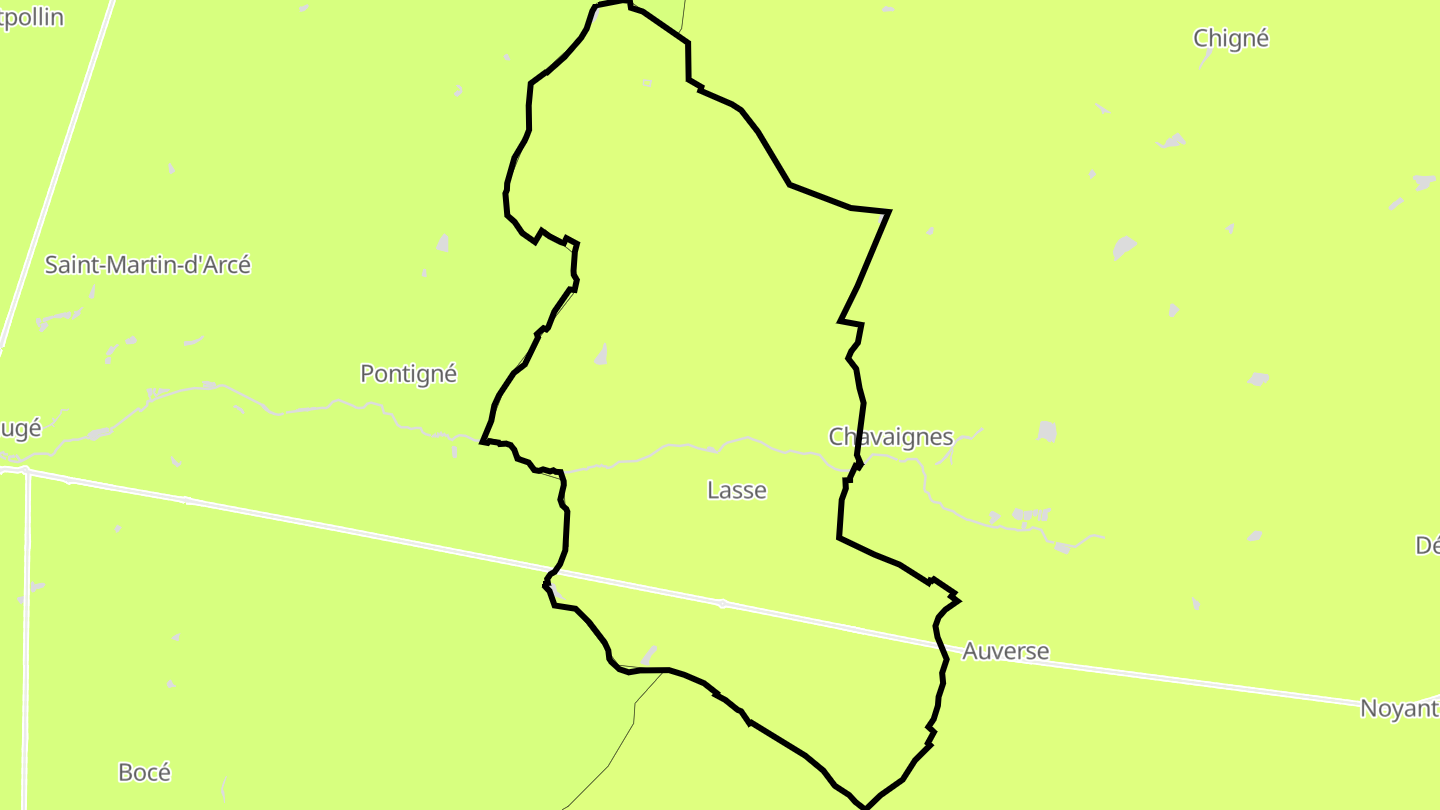 Carte des prix de l'immobilier Lasse