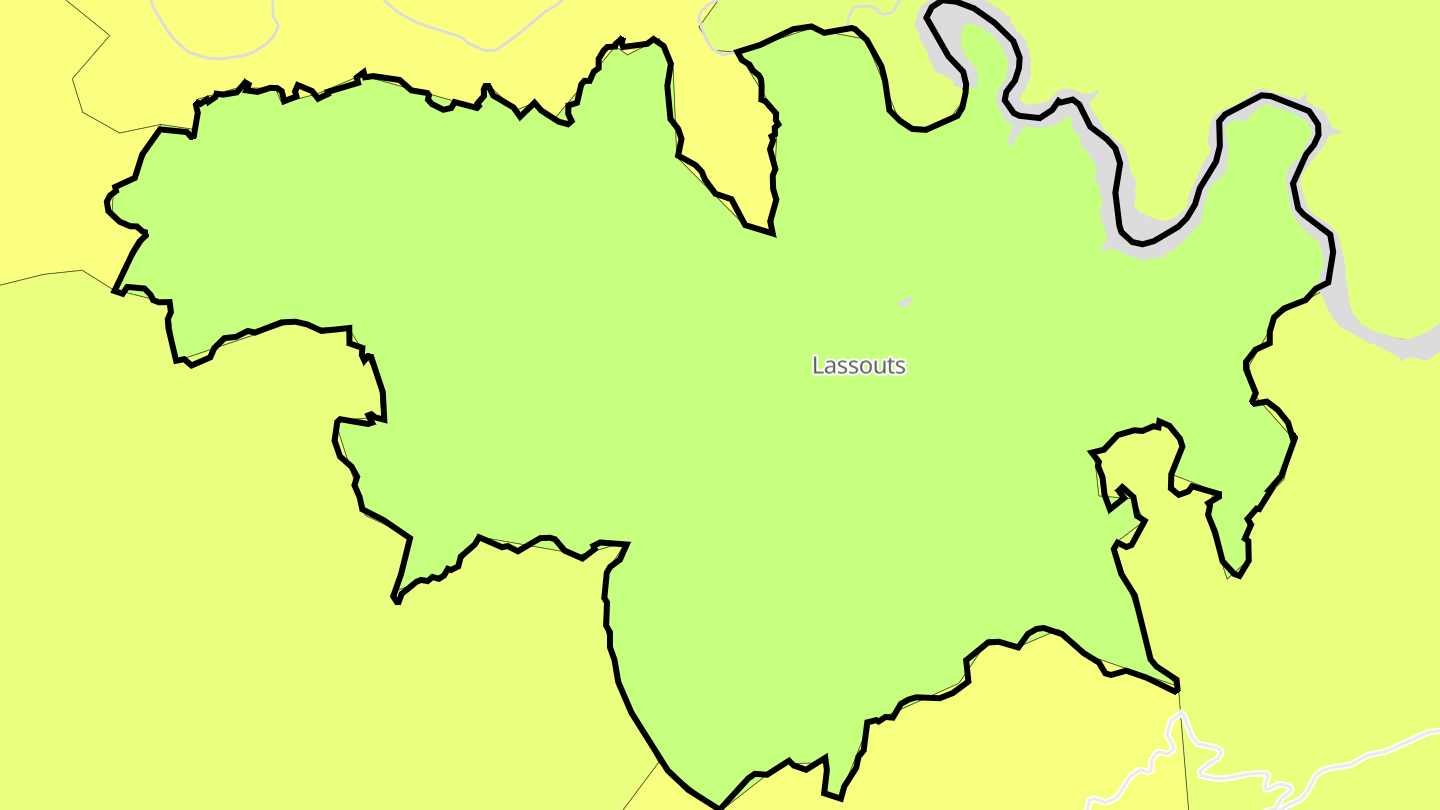 Carte des prix de l'immobilier Lassouts